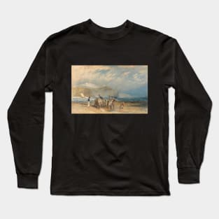 Folkestone Harbour and Coast to Dover, 1829 Long Sleeve T-Shirt